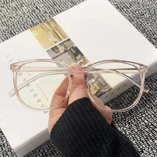 Transparent Glasses for Women & Men – Retro Anti-Blue Light ,Lightweight Optical Spectacles