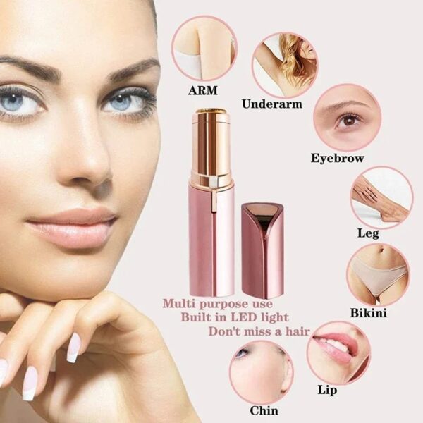 Portable Mini Lipstick Shape Electric Epilator | Compact, Travel-Friendly Shaving Tool